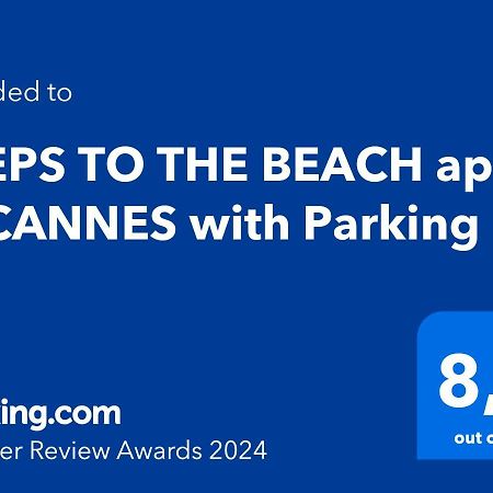 Steps To The Beach Apart In Cannes With Parking Exteriér fotografie