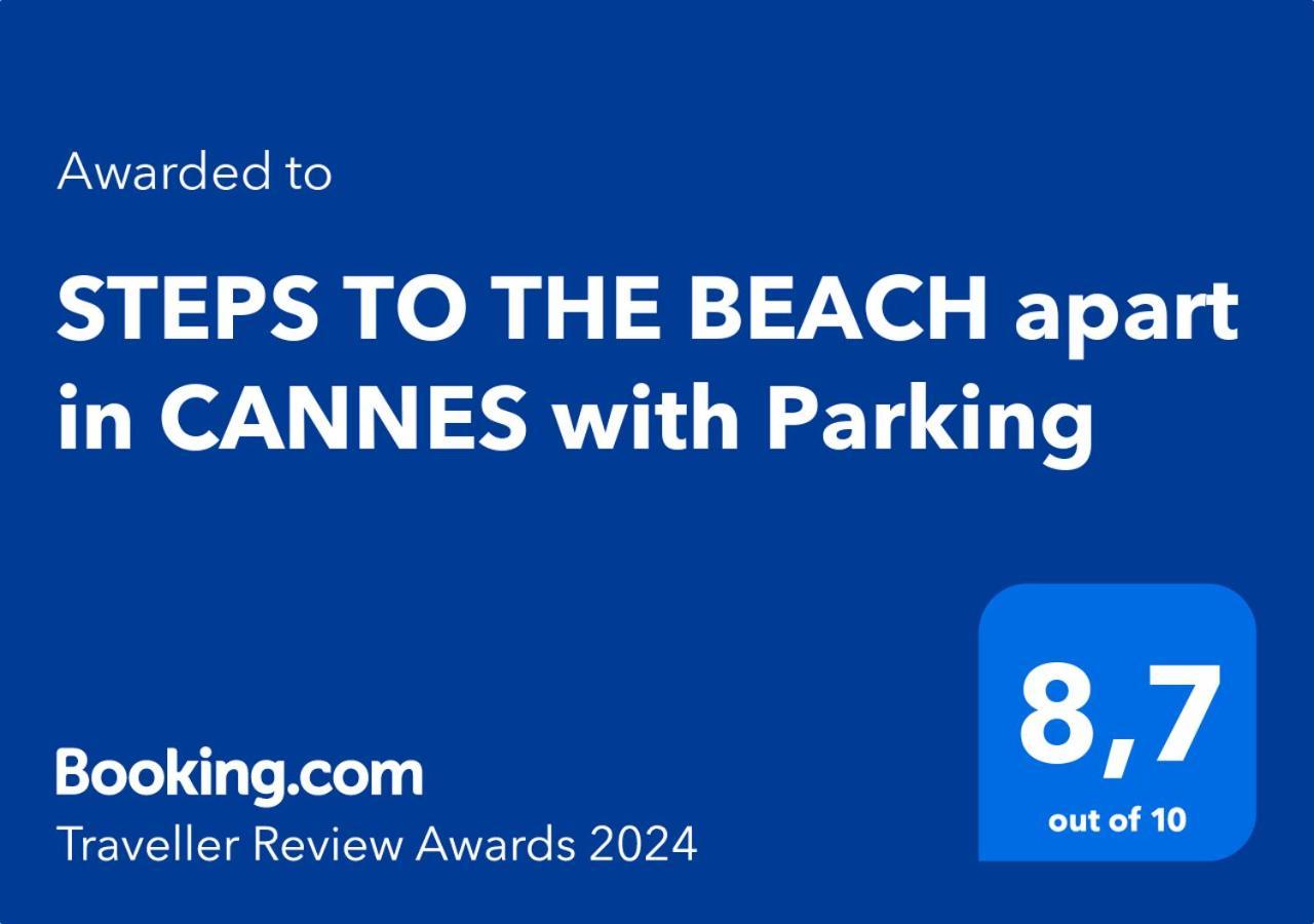 Steps To The Beach Apart In Cannes With Parking Exteriér fotografie